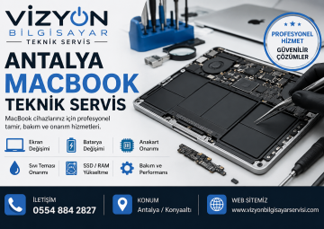 Antalya’da Macbook Teknik Servis