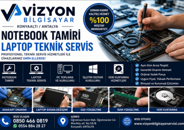 Notebook Tamiri ve Laptop Teknik Servis Hizmetleri